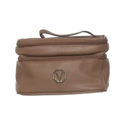 Trousse de toilette (Marron) de Mario Valentino Polyester, Polyuréthane