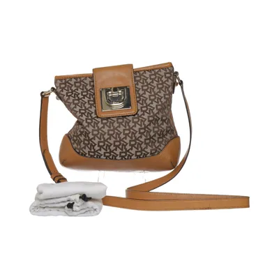 Umhängetasche (Braun) von DKNY Leder