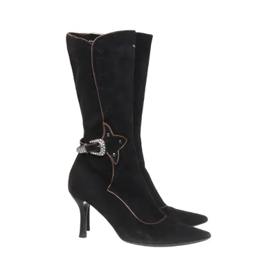 Stiefeletten (Schwarz) von Luciano Barachini Leder