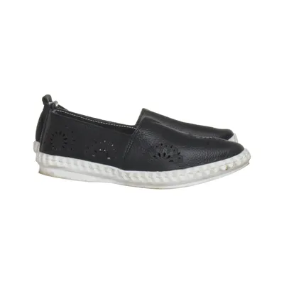 Chaussures d'été en toile (Noir) de Peperoni Cuir