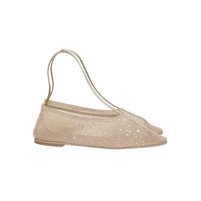 Ballerinaskor (Beige, Silverfärgad) från Arket