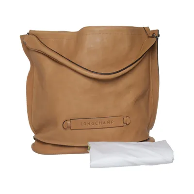 Schoudertas (Leather Bucket Bag) van Longchamp Leer