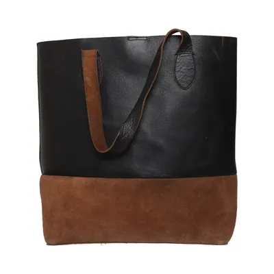 Handbag (Black, Brown) from Selected Femme Leather