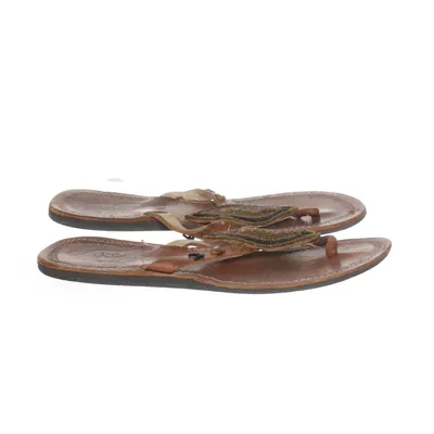 Flip-flops (Brown, Black, Gold)
