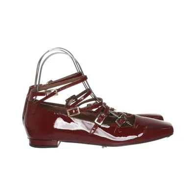 Ballerina's (Rood) van Alohas Leer