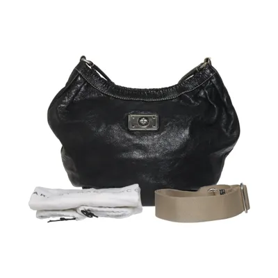 Schoudertas (Totally Turnlock Slouchy Hobo) van Marc by Marc Jacobs Leer