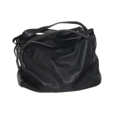 Schoudertas (Zwart) van Massimo Dutti Katoen, Leer