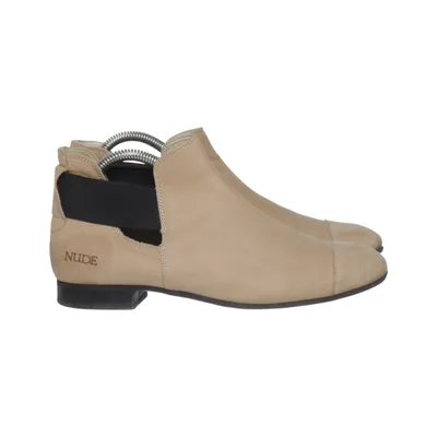 Ankle boots (Beige) from Nude
