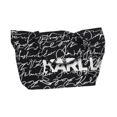 Sac de week-end (Noir, Blanc) de Karl Lagerfeld