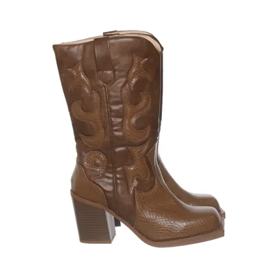 Cowboyboots (Brun) från Public Desire