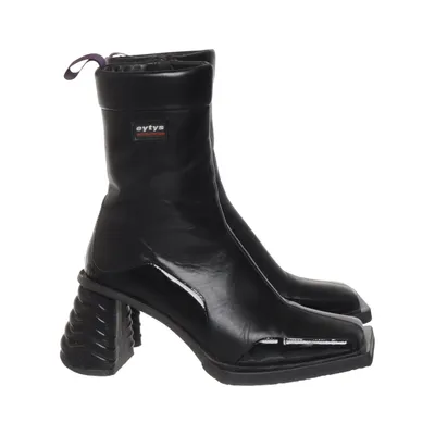 Bottes à talons (Noir) de Eytys Cuir