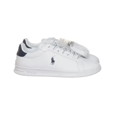 Sneakers (Wit) van Ralph Lauren Katoen, Leer