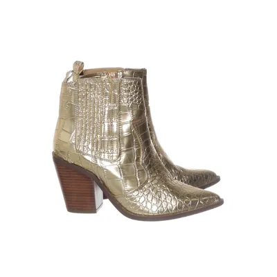 Stövletter (Guldfärgad) från ASOS Shoes