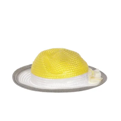 Sun hat (Gray, White, Yellow) from Paper Moon Polyester