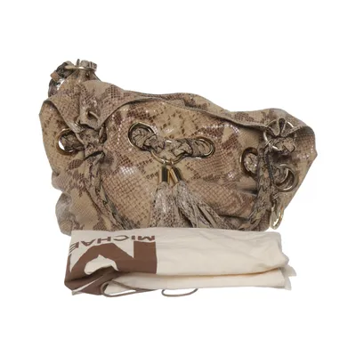 Sac à main (Camden Large Genuine Python Braided Grommet Shoulder Bag) de Michael Kors Cuir