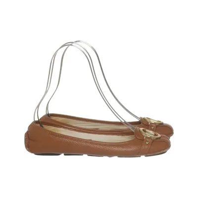 Ballerina's (Bruin) van Michael Kors Leer