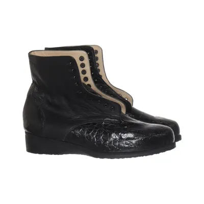 Laced boots (Black) from Berkemann Leather