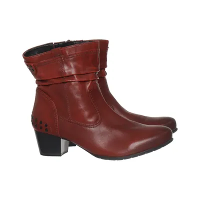 Ankle boots (Red) from Jana Fashion