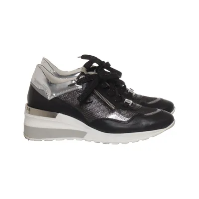 Sneakers (Sort, Sølv, Hvid) fra Date Læder