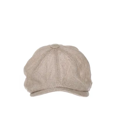 Flat cap (Beige) Polyester