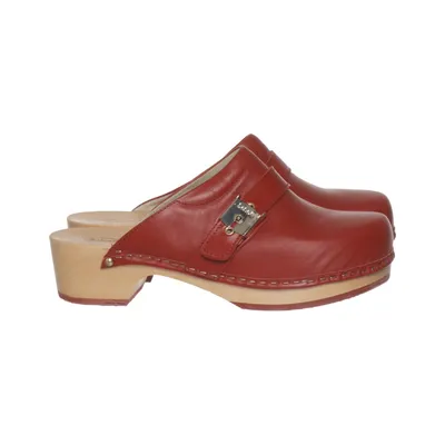 Klompen (Rood) van Scholl Leer