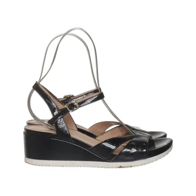Sandalen (Zwart) van Geox Leer