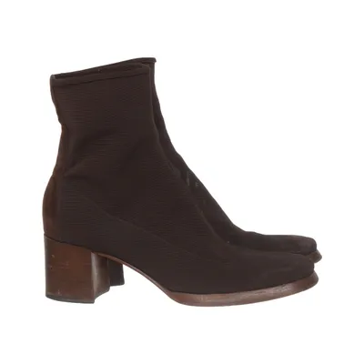 Bottes à talons (Marron) de Sergio Rossi Cuir