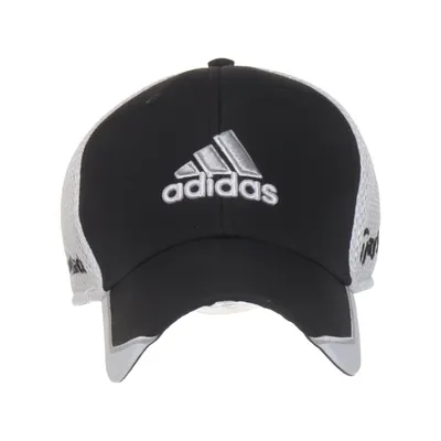 Honkbalpet (Zwart, Wit) van Adidas Golf Polyester