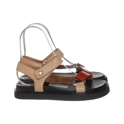 Sandales (Beige, Rouge, Marron) de Billi Bi Cuir