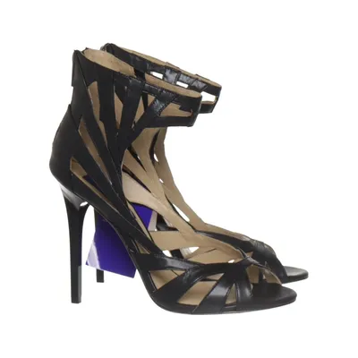 High heel sandals (Black) from Jimmy Choo for H&M Leather