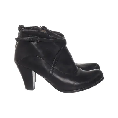Heeled boots (Black) from Jerns Leather