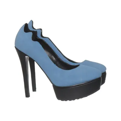 Escarpins (Bleu, Noir) de Sugarfree Shoes