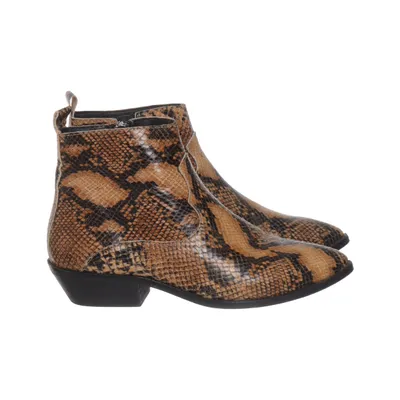 Heeled boots (Brown, Black, Multicolored) from Office Girl Leather