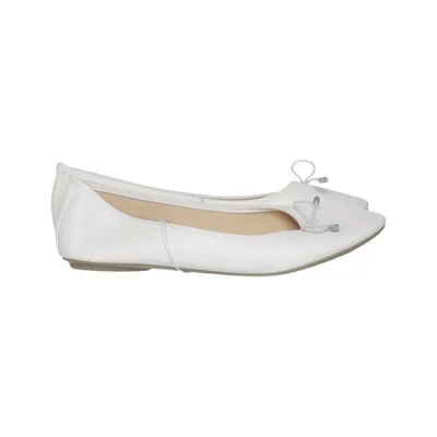 Ballerines (Blanc) de Clou Polyuréthane