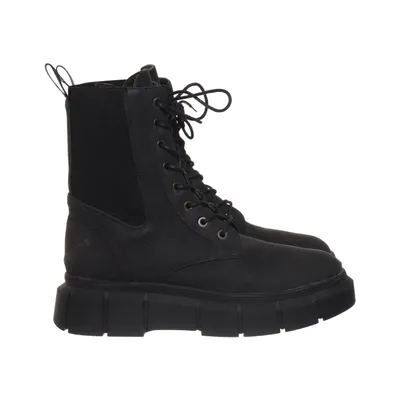 Laced boots (Black) from Fabs Leather