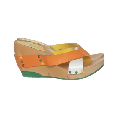 Clogs (White, Orange, Multicolored) from Killah Leather