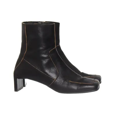 Heeled boots (Black) from Acne Studios Leather