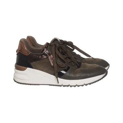 Sneakers (Green, Black, White) from Tamaris Leather