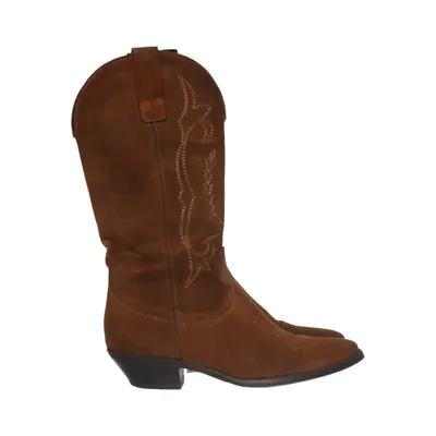 Bottes de cow-boy (Marron) Cuir