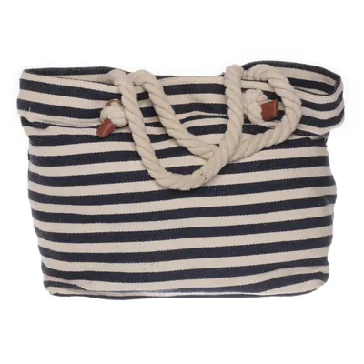 Strandväska (Blå, Beige) från Lindex Akryl, Bomull, Linne, Polyamid, Polyester, Viskos
