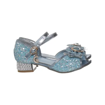Sandales à talons hauts (Bleu)