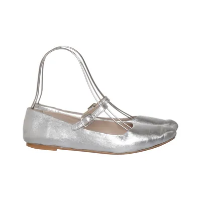 Ballerines (Argent) de Cristin Cuir