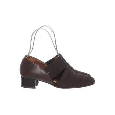 Pumps (Brown) from Belmondo Leather