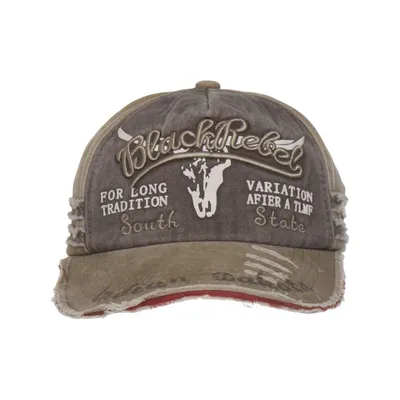 Baseball cap (Brown, Multicolored) from Black Rebel Cotton