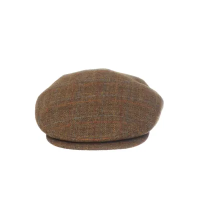 Flat cap (Brun, Flerfärgad) från Harris Tweed Ull