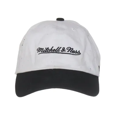 Baseball-Mütze (Weiß, Schwarz) von Mitchell & Ness Baumwolle