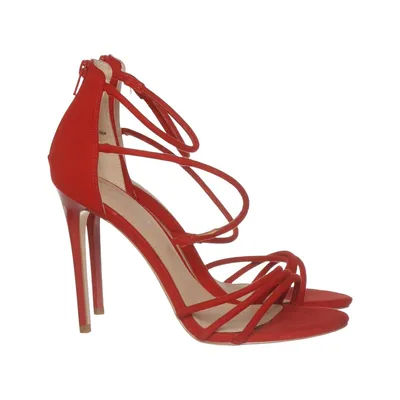 High heel sandals (Red) from Office Leather