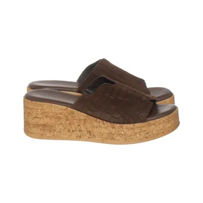 Chaussure compensées (Marron) de Tamaris Cuir