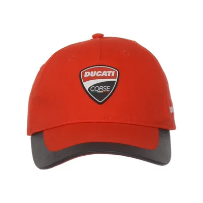 Baseball cap (Red, Black) from Ducati Cotton