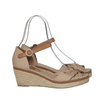 Sleehakken (Beige, Bruin) van Tommy Hilfiger Leer